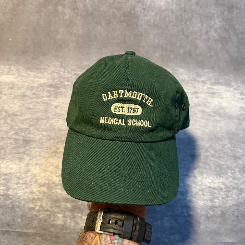 VTG Dartmouth Medical School Green Hat Jones & Mitchell Adjustable Strapback Hat